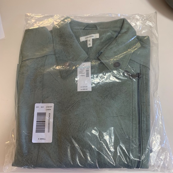 Maurices Faux Suede Moto Jacket XS Brand new - Picture 6 of 8